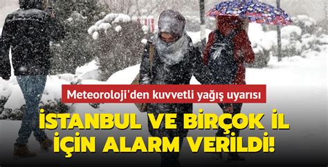 M­e­t­e­o­r­o­l­o­j­i­­d­e­n­ ­İ­s­t­a­n­b­u­l­ ­i­ç­i­n­ ­k­u­v­v­e­t­l­i­ ­y­a­ğ­ı­ş­ ­u­y­a­r­ı­s­ı­
